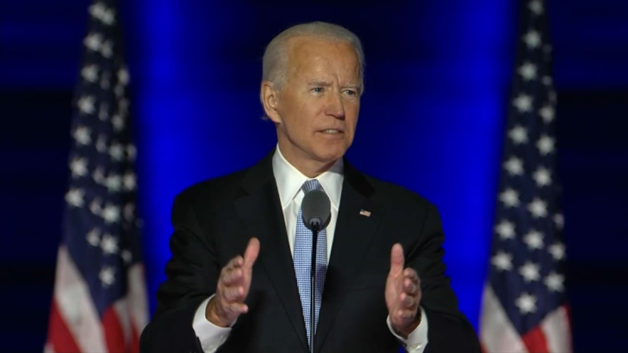 Joe Biden élu Président: Son Premier Discours En Intégralité