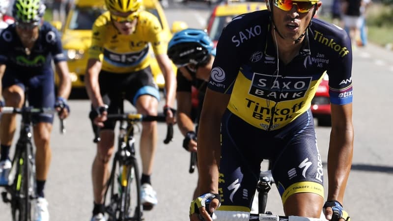 Alberto Contador et Christopher Froome