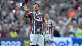 Fred lors du dernier match de sa carrière entre Fluminense et Ceara (2-1), le 9 juillet 2022