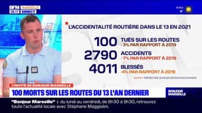 Bouches-du-Rhône: 100 accidents mortels ont été enregistrés en 2021