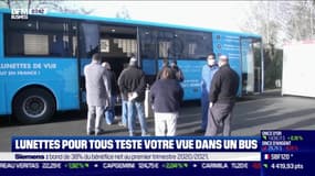 Impact : Lunettes pour tous teste votre vue dans un bus, par Cyrielle Hariel - 03/02