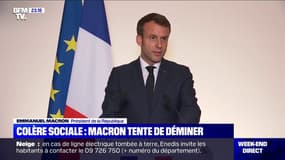 Colère sociale: Macron tente de déminer