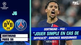 Dortmund - PSG : "Si on est en difficulté c'est normal de jouer simple", estime Marquinhos