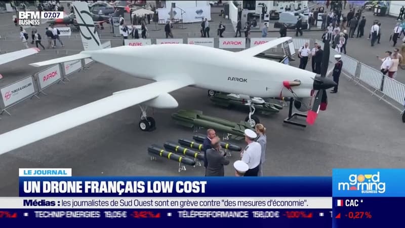 Le groupe Turgis et Gaillard Industrie ont présenté leur drone 100% made in France. Un modèle qui fait sensation