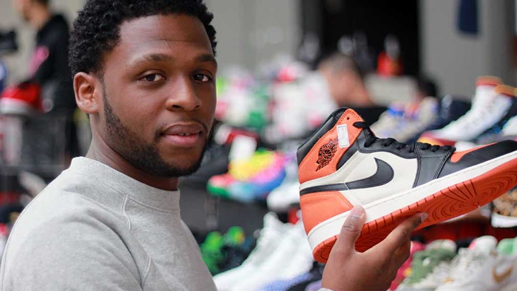 "Les sneakers, ça fonctionne comme la bourse." James, 26 ans. "Les sneakers, ça fonctionne comme la bourse." James, 26 ans.