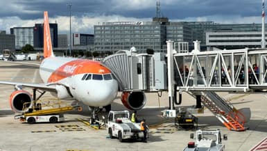 Un avion de la compagnie easyJet sur le tarmac de l'aéroport Roissy Charles de Gaulle, le 25 septembre 2022