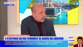 Métro marseillais: quatre stations fermées en janvier sur la M2, l'association des usagers en colère
