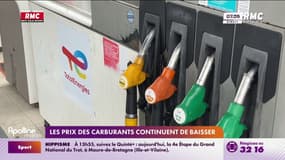 Les prix des carburants continuent de baisser 