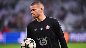 Lucas Chevalier lors de Lille-Juventus, le 5 novembre 2024.
