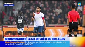 "Une pièce maîtresse": omniprésent, Benjamin André porte le jeu lillois