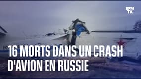 Un avion se crashe et se brise en deux dans le centre de la Russie, un bilan fait état de 16 morts