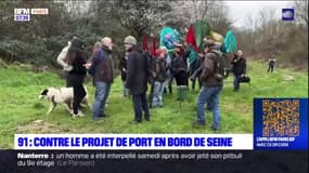 Essonne: un rassemblement contre la création d'un port sur les bords de Seine