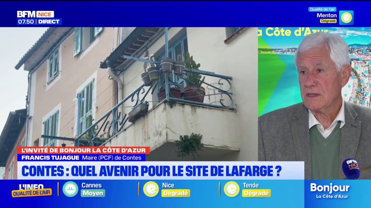 Municipales 2026: le maire de Contes Francis Tujague se représente à sa réélection