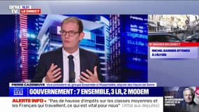 Gouvernement Barnier: "On est volontaristes, on veut que ça fonctionne", assure Pierre Cazeneuve (Ensemble)