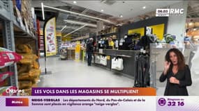 Les vols dans les magasins se multiplient