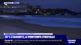 À Biarritz, il fait plus de 17°C à l'aube d'un 18 février