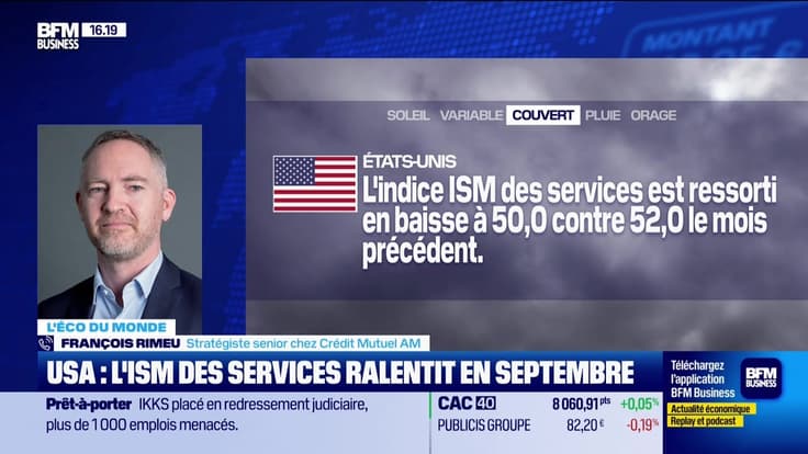 L'éco du monde : "Indicateur US du jour : l'ISM Services de septembre" - 03/10