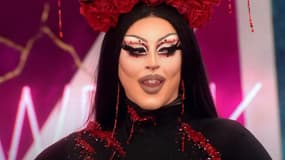 L'artiste drag Cherry Valentine, dans le documentaire de BBC Three, "Gypsy Queen and Proud", en janvier 2022.