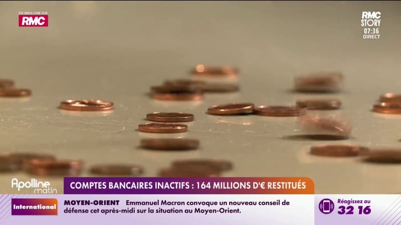 Comptes bancaires inactifs : 164 millions d'euros restitués
