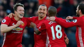 Zlatan satisfait bien ses coéquipiers depuis qu'il est à Manchester United.