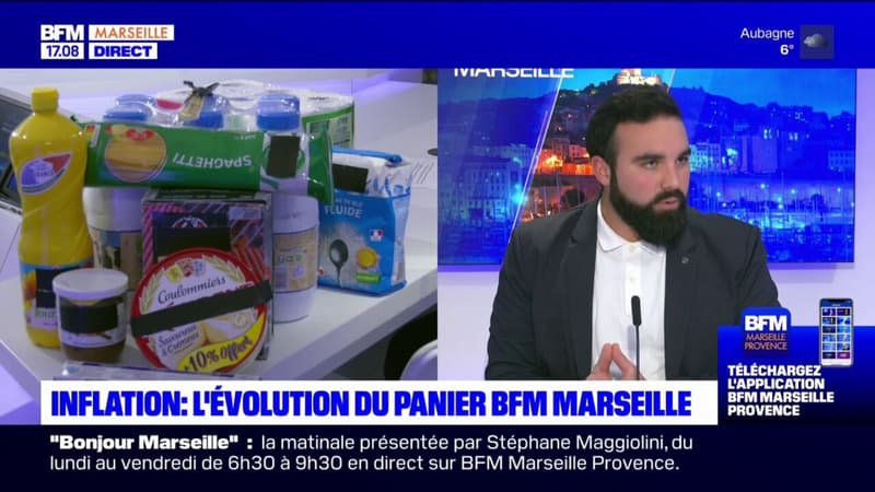 Inflation: l'évolution du "panier type" BFM Marseille