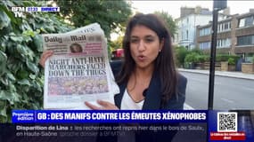 Royaume-Uni: les unes de la presse britannique au lendemain des manifestations contre les émeutes xénophobes 