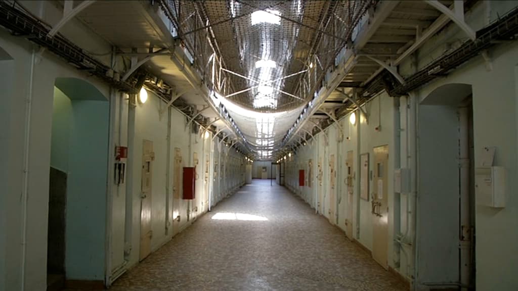 La prison de la Santé avant les travaux. La prison de la Santé avant les travaux.