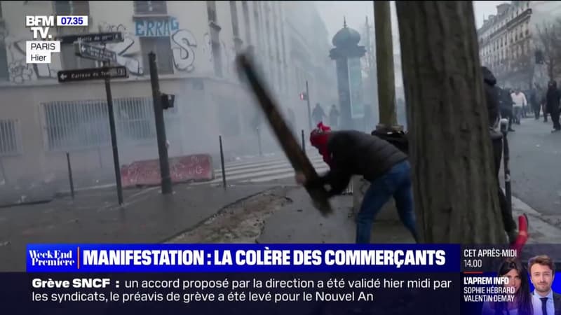 La colère des commerçants après les débordements en marge du rassemblement de soutien aux Kurdes