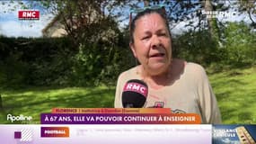 A 67 ans, Florence va pouvoir continuer à enseigner 