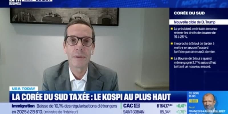 Corée du Sud face aux menaces de Trump : le Kospi au plus haut ⏫