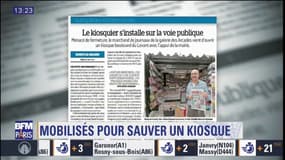 Noisy-le-Grand: mobilisation des habitants pour sauver leur kiosquier