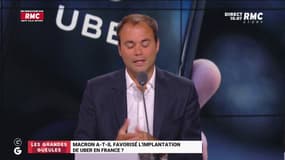 Emmanuel Macron a-t-il favorisé l'implantation de Uber en France ? Charles Consigny : "Macron a très bien fait d'aider Uber"