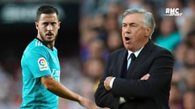 Real Madrid : "Un entraîneur lui préfère un autre joueur", Ancelotti ironise sur la situation de Hazard