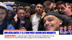 OM-Atalanta: les supporters frustrés du match nul en demi-finale aller, mais croient encore à la finale