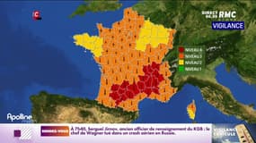Météo : 17 départements en vigilance rouge canicule 