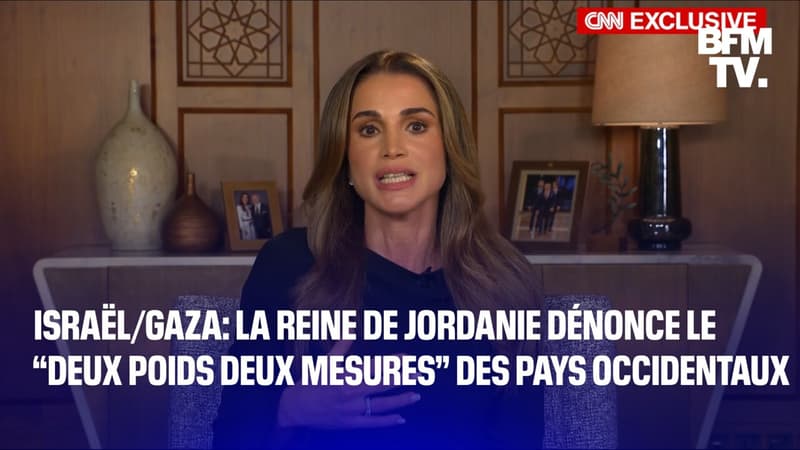 Israël/Gaza: la reine Rania de Jordanie dénonce le deux poids deux mesures des pays occidentaux
