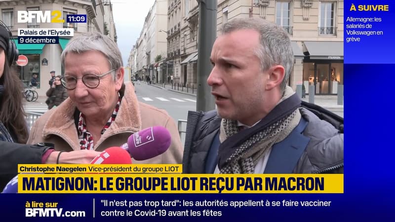 Consultations pour Matignon: le groupe Liot rappelle le besoin de 