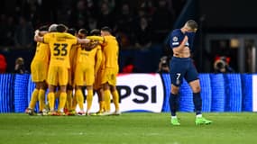 La détresse de Kylian Mbappé contraste avec la joie des Barcelonais, le 10 avril 2024