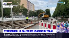 Strasbourg: la galère des usagers du tram à cause des travaux