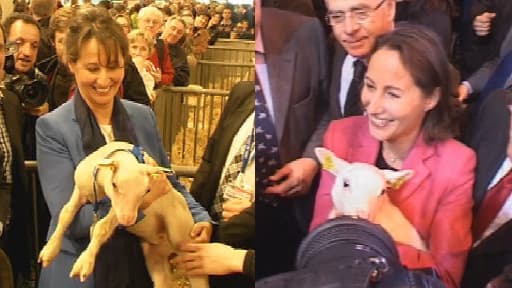 Ségolène Royal en 2014 et 2007.