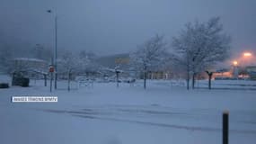 Neige: les images des Témoins BFMTV dans le Sud-Est