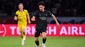 Vitinha lors de PSG-Dortmund, le 19 octobre 2023