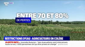 Sécheresse: la colère des agriculteurs contre les restrictions d'arrosage