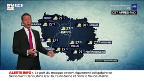 Météo Paris-Ile de France du 27 août: Un temps nuageux