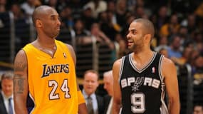 Kobe Bryant et Tony Parker