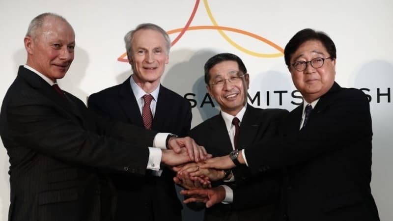 Les patrons de l'alliance Renault Nissan Mitsubishi