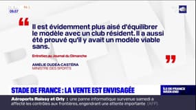 Stade de France: le gouvernement envisage "une nouvelle concession ou une vente"