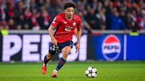 Tiago Santos avec Lille le 2 octobre 2024