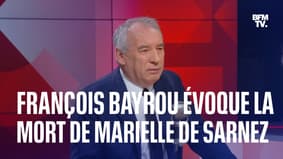 Interrogé sur l'affaire des assistants parlementaires du Modem, François Bayrou évoque la mort de Marielle de Sarnez