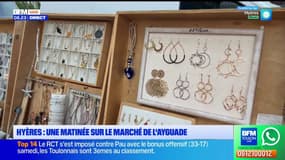 Visite guidée du marché de l'Ayguade à Hyères ce matin